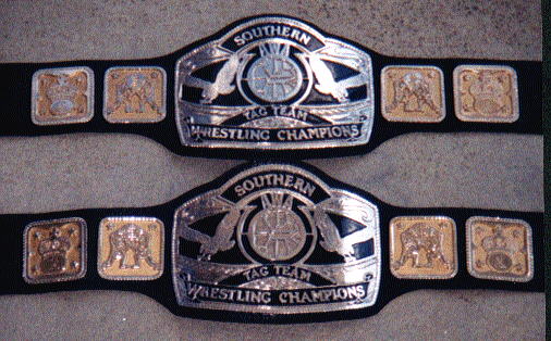 GRW Georgia State Tag Team Title Belts